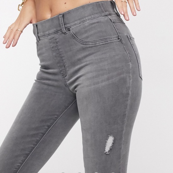 spanx gray jeans